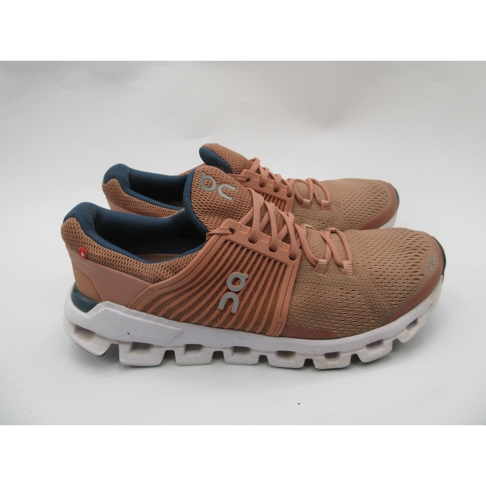 On Running Cloudswift Shoes Womens Size 8.5 Pink Tan Helion CloudTec Running